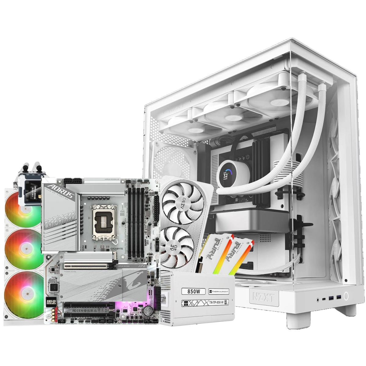 INTEL CORE i7 14700K // RTX 4070 Super 12GB // 32GB RAM DDR5 - Special White Build