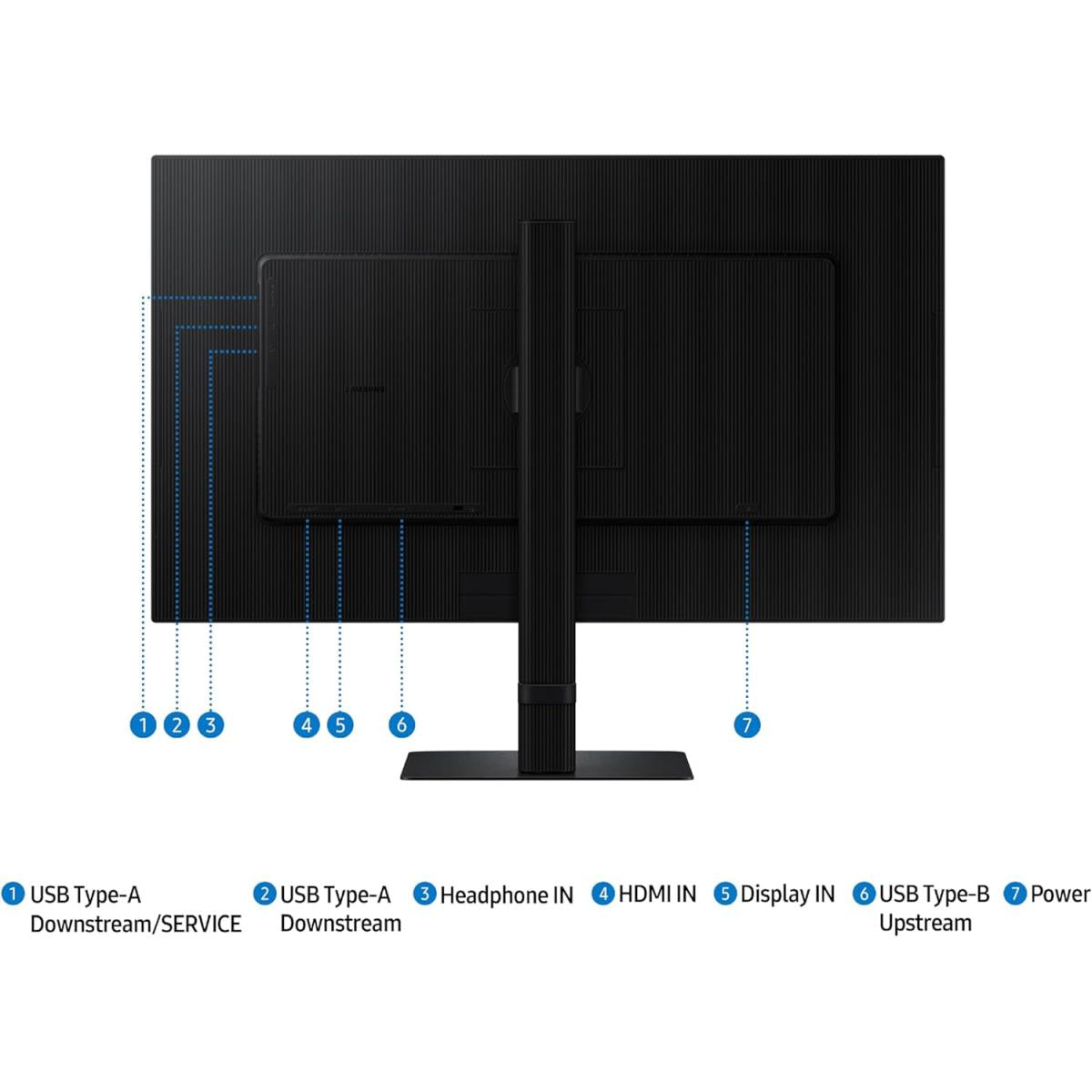 Samsung ViewFinity S6 (D606) 27" 2K QHD (2560 x 1440) Flat Business Monitor IPS, 100Hz, 5MS, 10 Bit, HDR10, sRGB 99% w/ Ergonomic Stand & Ultrathin Bezel Display