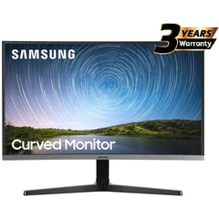 Samsung 32" CR500 Curved Monitor FHD (1920X1080) VA 75Hz 4Ms(GTG) , AMD FreeSync , Bezel-Less Design