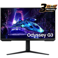 Samsung Odyssey G3 (DG302) 24" FHD 180Hz VA 1ms HDR10 sRGB 95% AMD FreeSync Premium - Flat Gaming Monitor w/ Ergonomic Stand