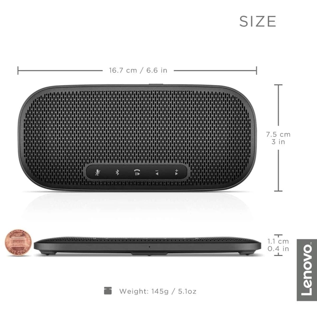 LENOVO accesories Lenovo 700 Ultraportable Bluetooth Speaker USB-C & NFC Rechargeable Battery 12 Hours Play GXD0T32973