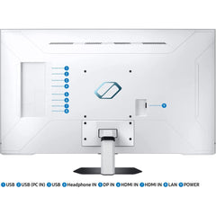 SAMSUNG Computer Monitors Samsung Odyssey Neo G7 43" (CG700) Smart Tizen 4K UHD Flat HDMI 2.1 Monitor, VA Quantum Matrix Mini-Led, 144Hz, 1ms, HDR10+,10Bit, 95% DCI Coverage, FreeSync w/ Core Sync & Speakers