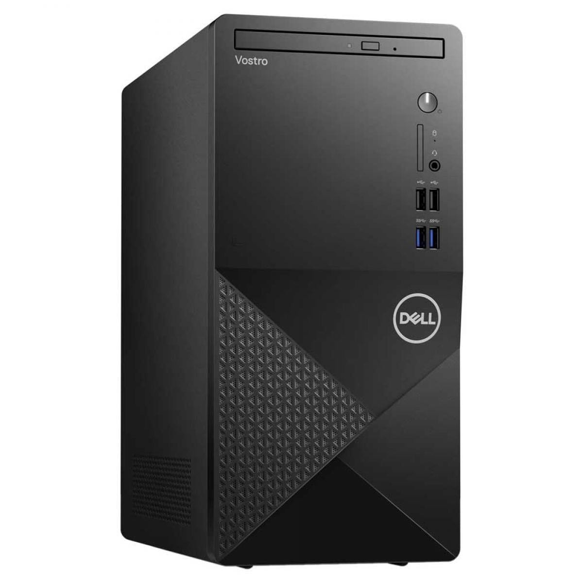 DELL Desktop Computers Dell Vostro 3910 Tower Business Desktop, 12th Gen Intel Core i3-12100, 4GB DDR4 Memory, 1TB HDD, DVD, Wi-Fi and Bluetooth-Black