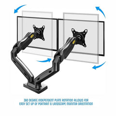 Best Buy For Online Shopping Desktop Computers NB North Bayou New Dual Gas Strut Desktop Monitor mount . Dual Arm