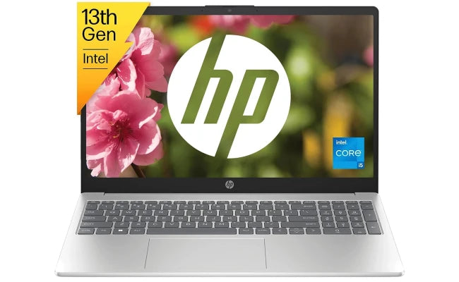 HP Laptop 15-fd0333nia (2023) NEW 13th Gen Intel Core i3 6-Cores Slim Design (Customized) w/ Backlit Keyboard - Gold.