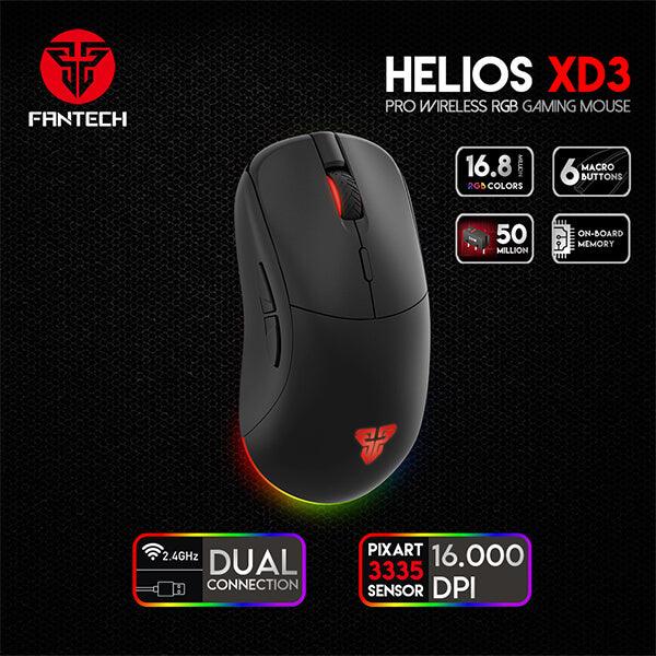 FANTECH GAMING MOUSE Fantech HELIOS XD3 MACRO RGB Gaming Mouse