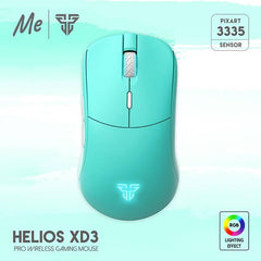 FANTECH GAMING MOUSE Fantech HELIOS XD3 Mint Edition MACRO RGB Gaming Mouse