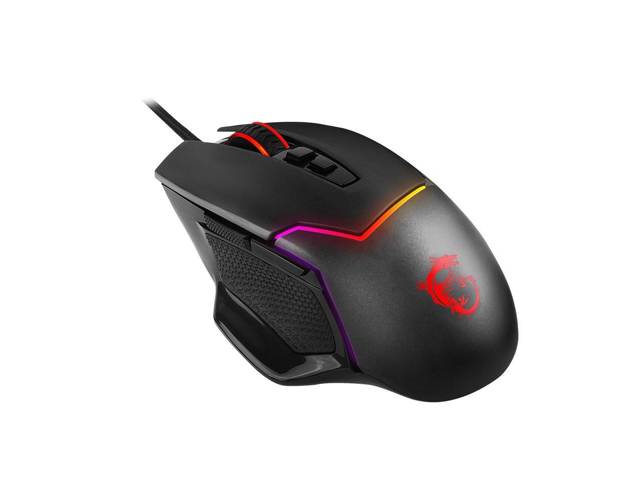 MSI GAMING MOUSE MSI Clutch GM20 Gaming Mouse, RGB Glare, Black