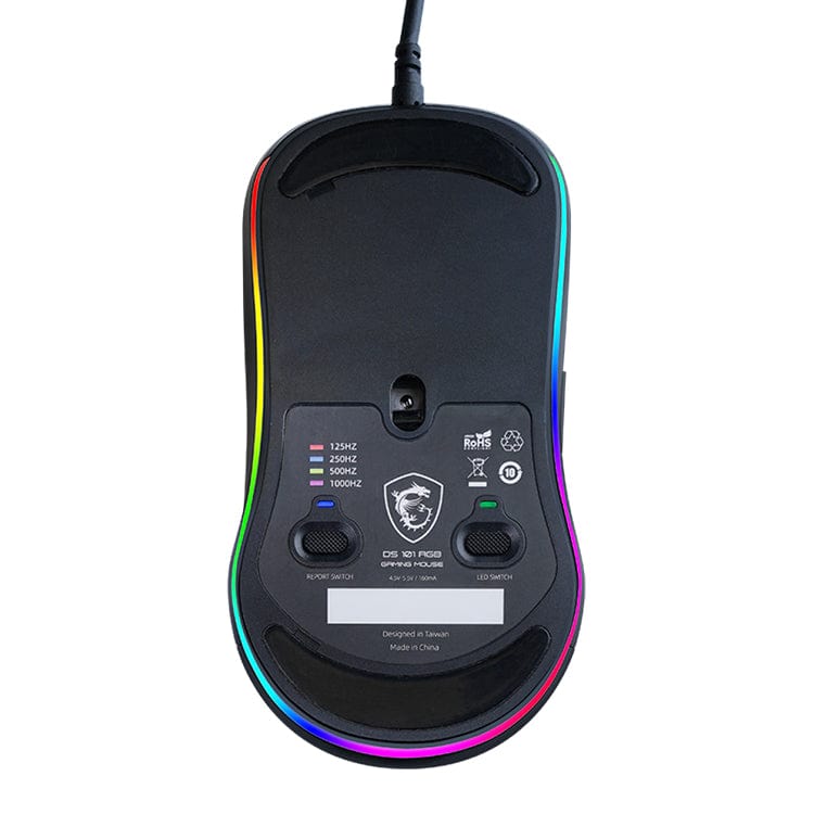 MSI GAMING MOUSE MSI DS102 RGB Gaming Mouse, Wired, 10000DPI