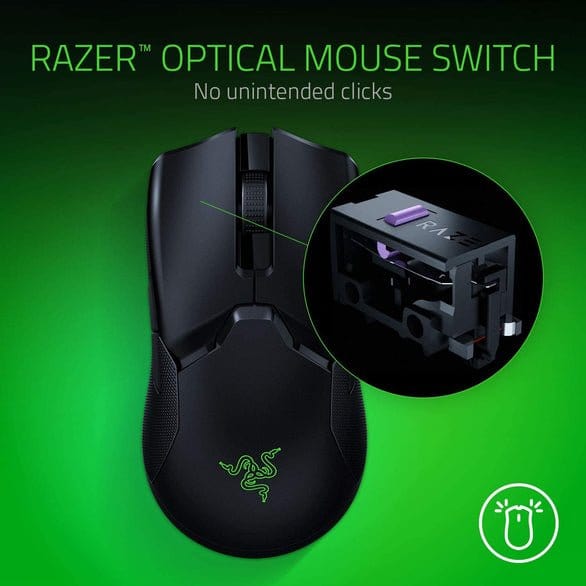 Razer GAMING MOUSE Razer Viper Ultimate Wireless Optical Gaming Mouse - Black