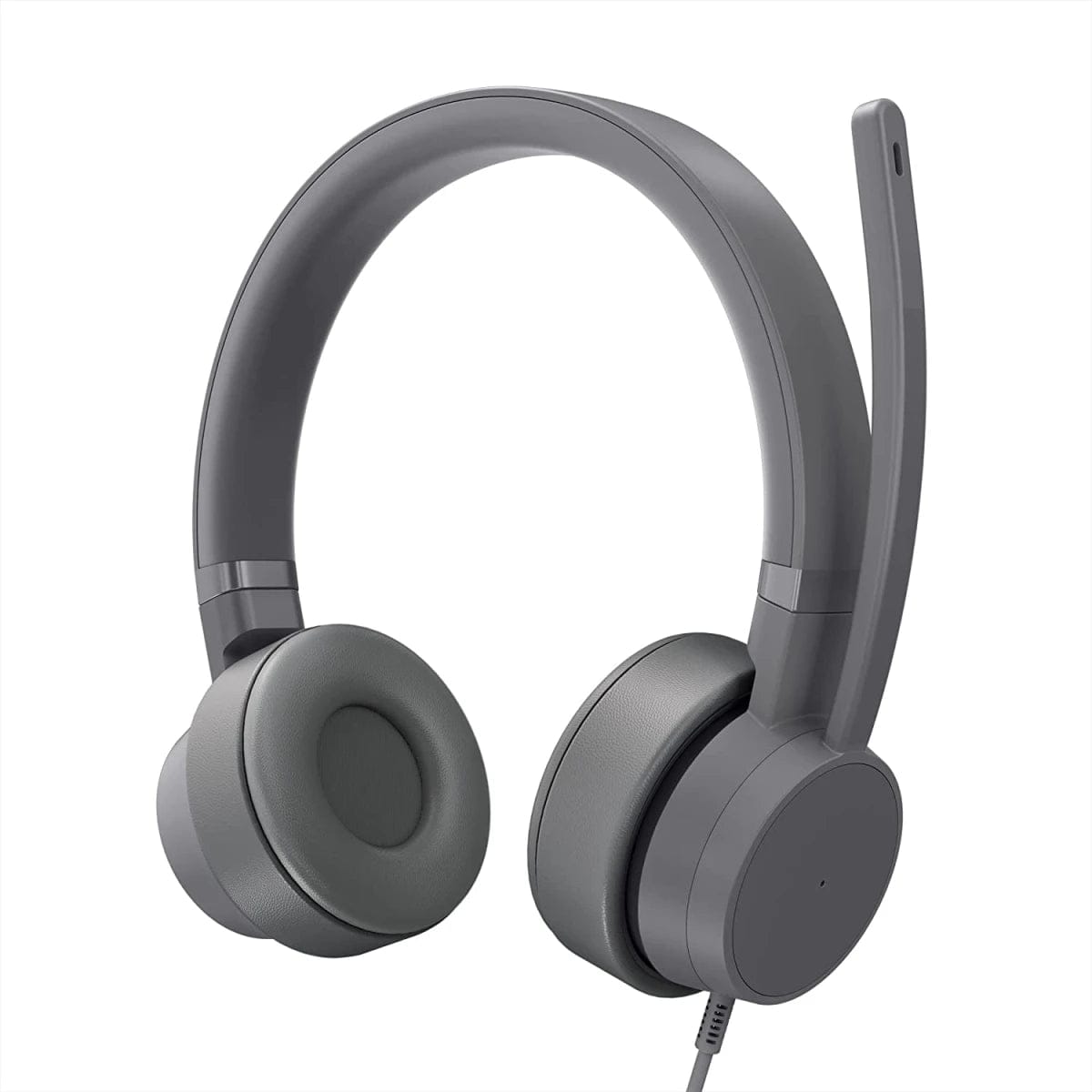 LENOVO headset Lenovo Go USB C Active Noise Cancelling Headset Rotatable Boom Mic Certified for Microsoft Teams - Gray 4XD1C99223