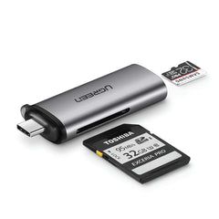 UGREEN HUB Ugreen CM184 USB-C TF/SD Card Reader