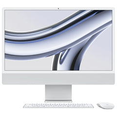 Apple iMac All-In-One Desktop (2021) Apple M1 8‑core CPU & 8‑Core GPU (256GB/8GB) w/ 24" 4.5K Retina Display - Silver