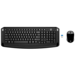 FANTECH Keyboard HP 300 Wireless Keyboard and Mouse Combo Arabic / English Layout - Black