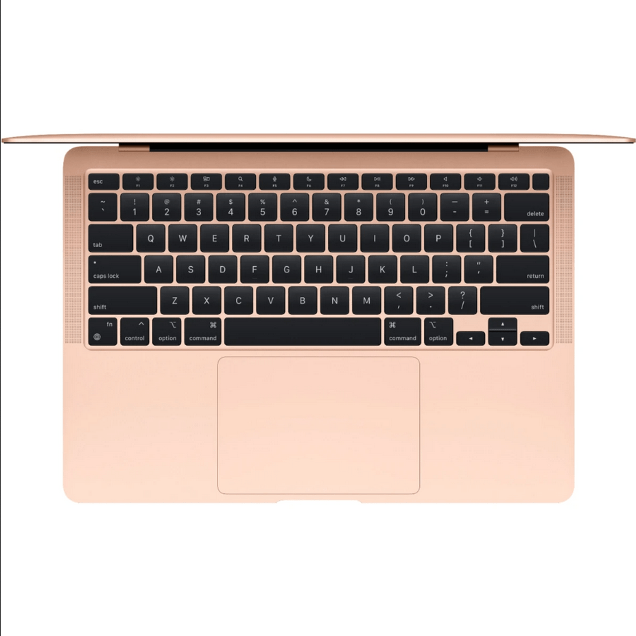 APPLE Laptops Apple MacBook Air 13-Inch (2020) – M1 Chip 8-Core CPU & 7-Core GPU Retina True Tone– 256 GB SSD – 8 GB Ram – LED-Backlit Retina Display – Gold + Space Grey