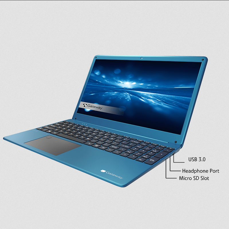 Gateway Laptops Gateway GWTN156 AMD Ryzen™ 3 3250U -Up to 8.5 hours of battery life - Laptop