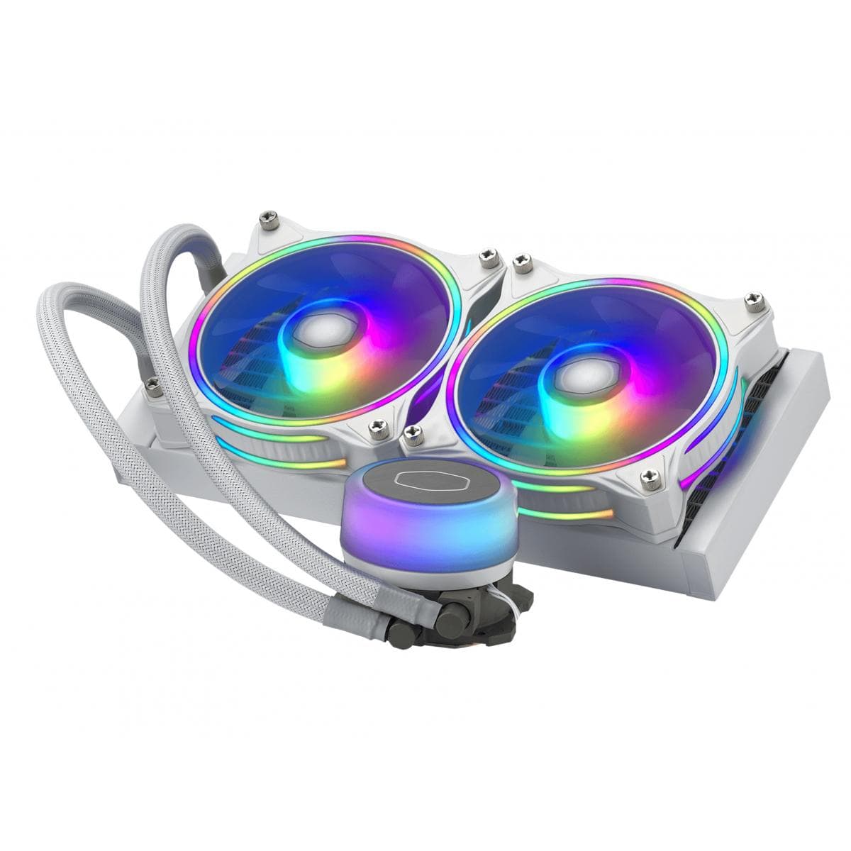 COOLER MASTER Liquid Cooler Cooler Master MasterLiquid ML240 ILLUSION White Edition ARGB CPU Liquid Cooler