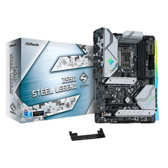 AsRock MOTHERBOARD ASROCK Z590 STEEL LEGEND LGA 1200, Intel 11th, ATX Motherboard ,M.2, PCIe 4.0, USB 3.2, 2.5GbE LAN