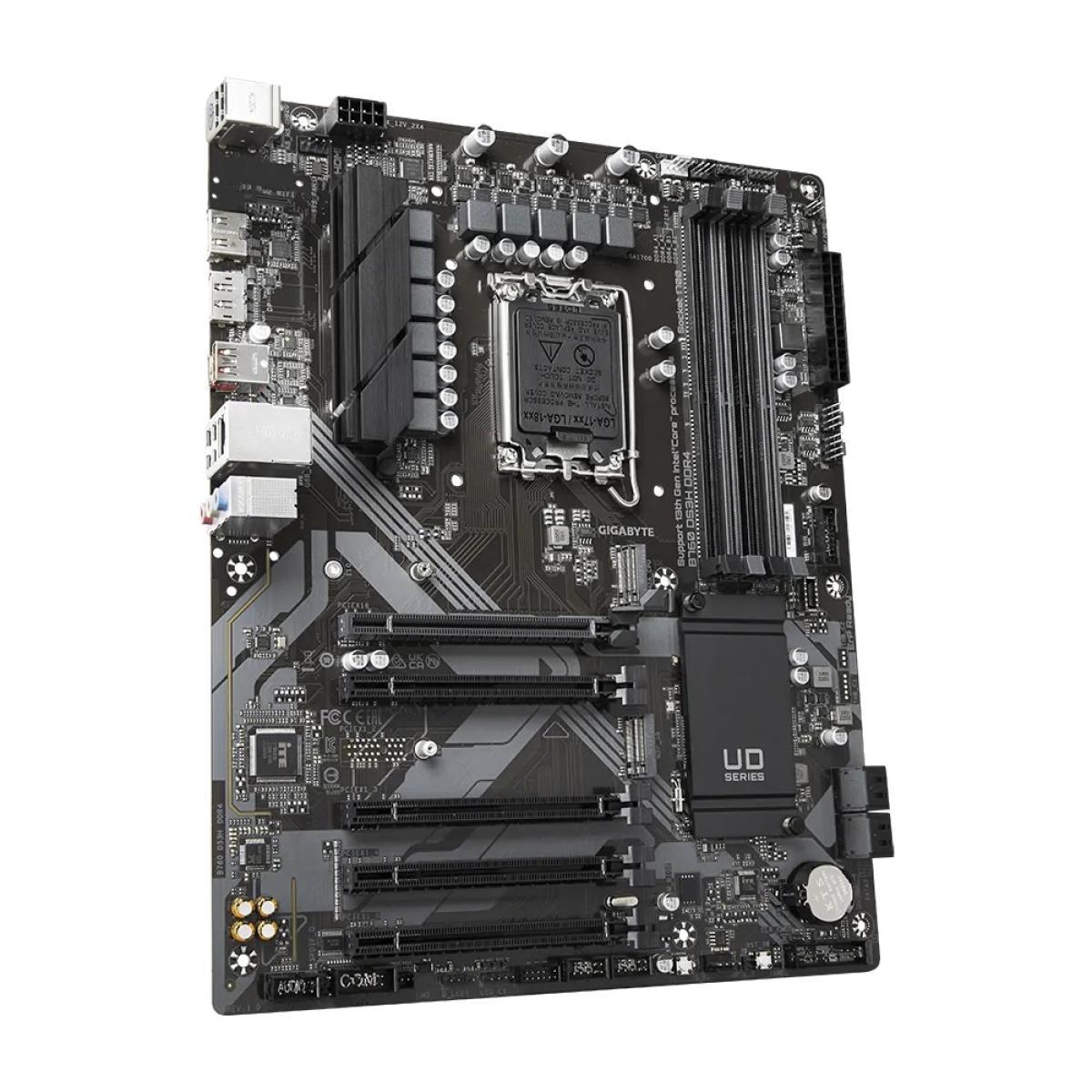 GIGABYTE MOTHERBOARD GIGABYTE Gaming MotherBoard B760 DS3H, Intel 13th 12th Series, LGA 1700/DDR4/PCIe 4.0/2xM.2 - ATX