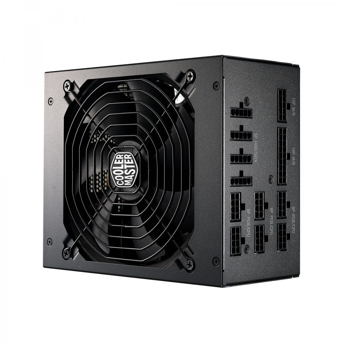 COOLER MASTER POWER SUPPLY Cooler Master MWE Gold 1250 V2 ,1250W Fully Modular 80+ RTX Ready,140mm Silent Fan Power Supply