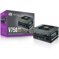 COOLER MASTER POWER SUPPLY Cooler Master V750 SFX Gold Full Modular Power Supply, 750W 80+ Gold, ATX Bracket Included, Quiet FDB Fan, SFX Form Factor