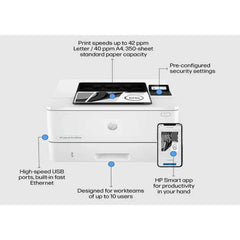 HP Printers HP LaserJet Pro 4003DN Laser Monochrome Printer up to 40PPM Duplex & Network