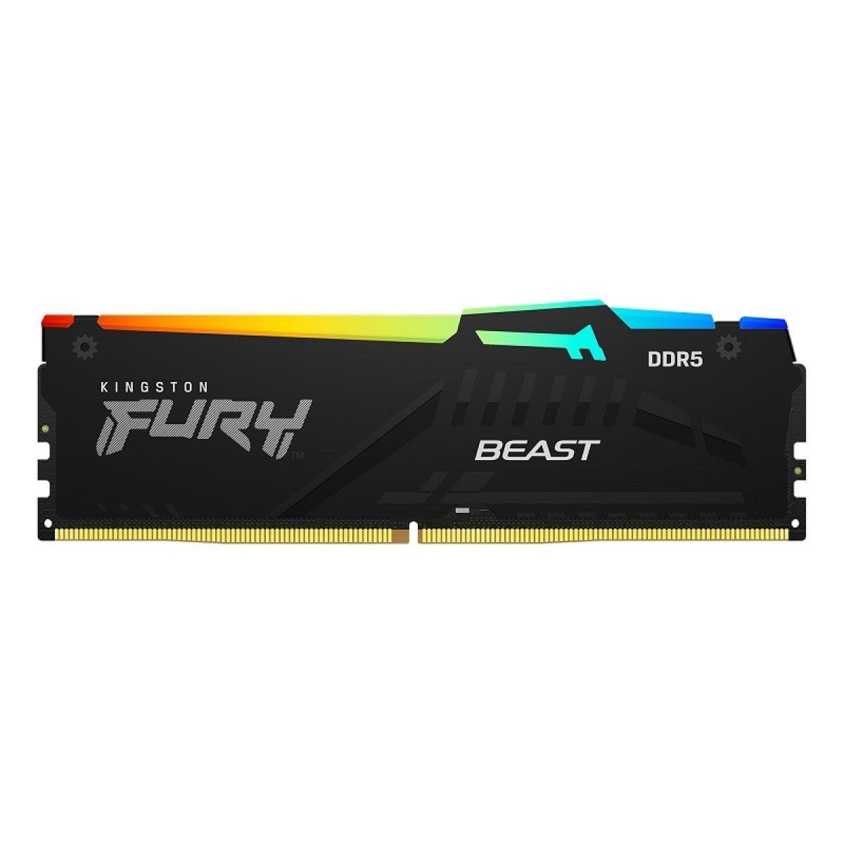 HYPERX RAM KingSton Fury Beast RGB Single 16GB DDR5 6000MT/s-CL36 Desktop Memory