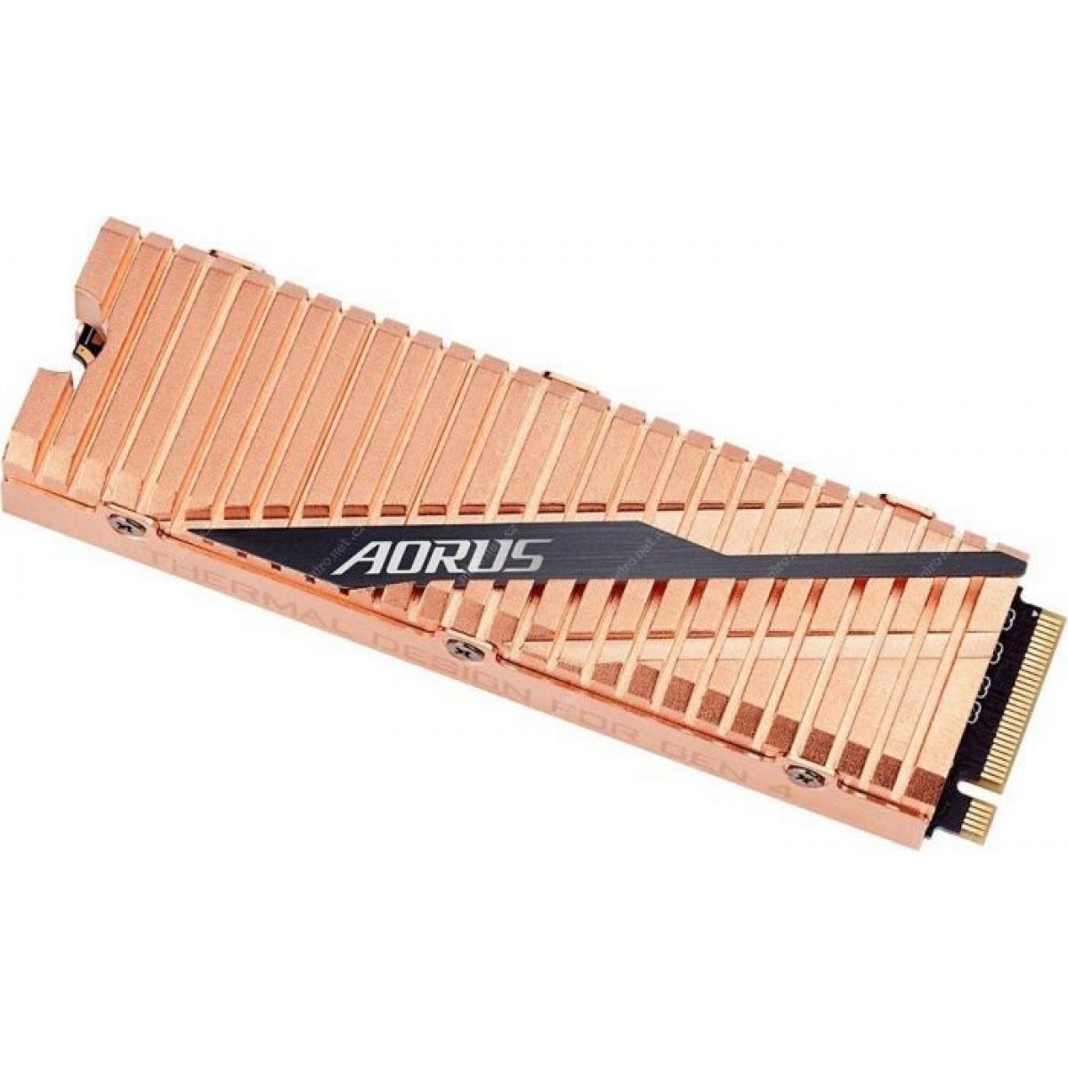 GIGABYTE Solid State Drive GIGABYTE AORUS M.2 NVMe Gen4 SSD With  HeatSink 2TB UP TO 5000 MB/s