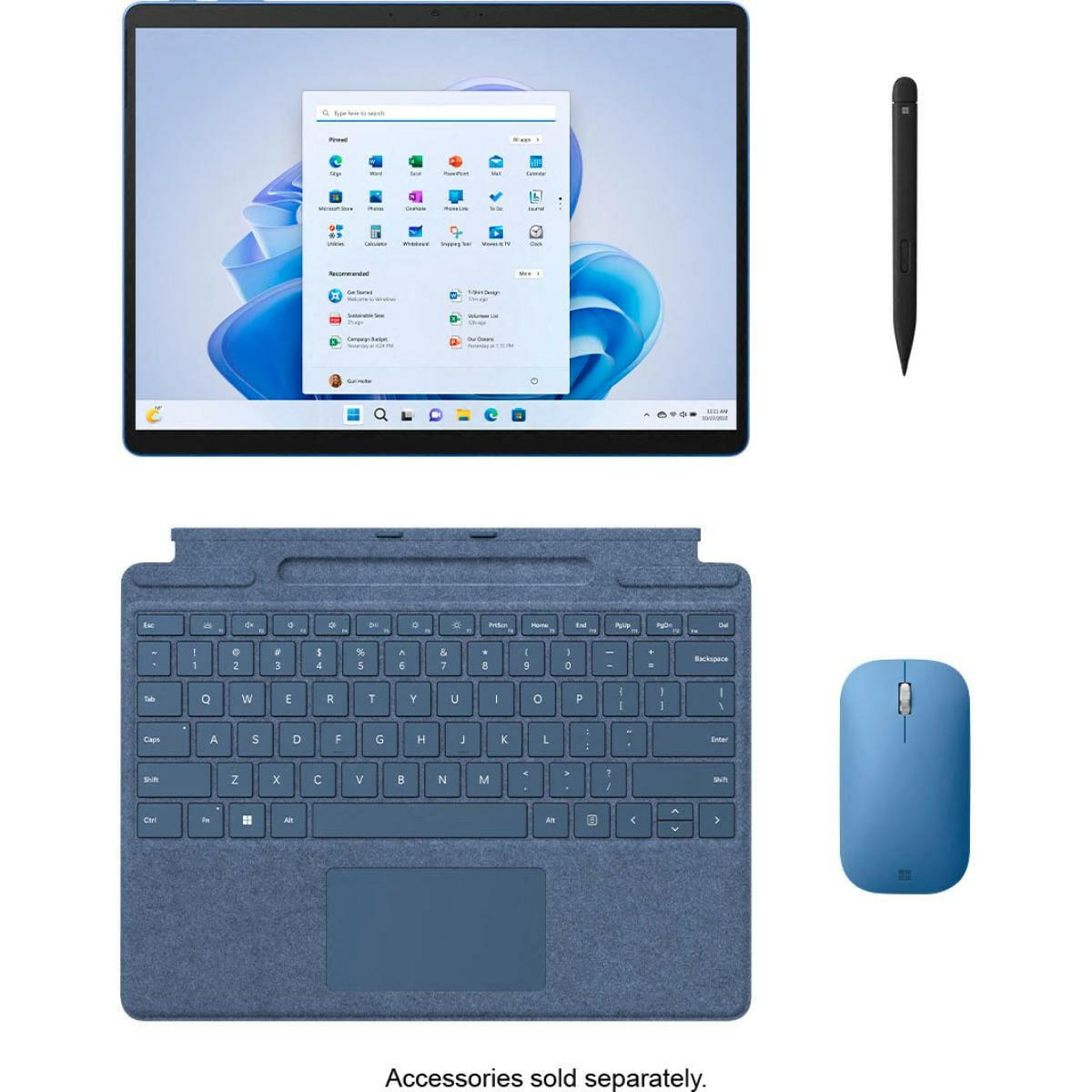 Microsoft Surface surface Microsoft SURFACE PRO 9 With Intel Core i5 8GB 256GB |( PLATINUM- SAPPHIRE)